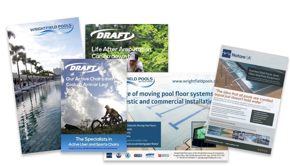 adverts for magazines and brochures blue dolphin business development