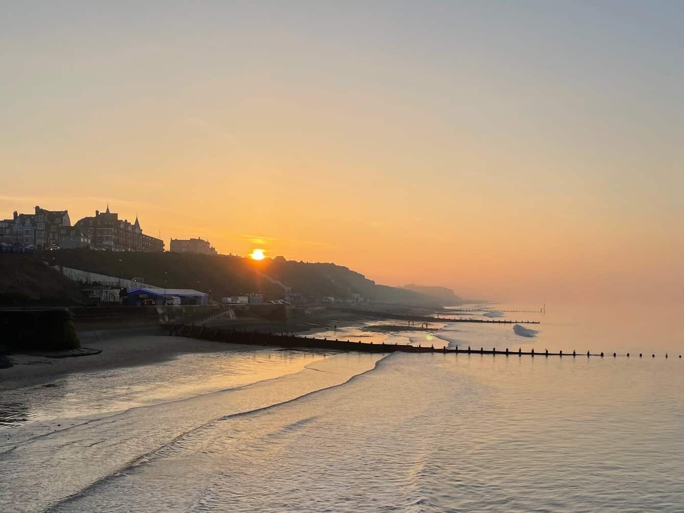 All You Ever Wanted To Know About SEO Cromer to East Runton beach sunset Blue Dolphin