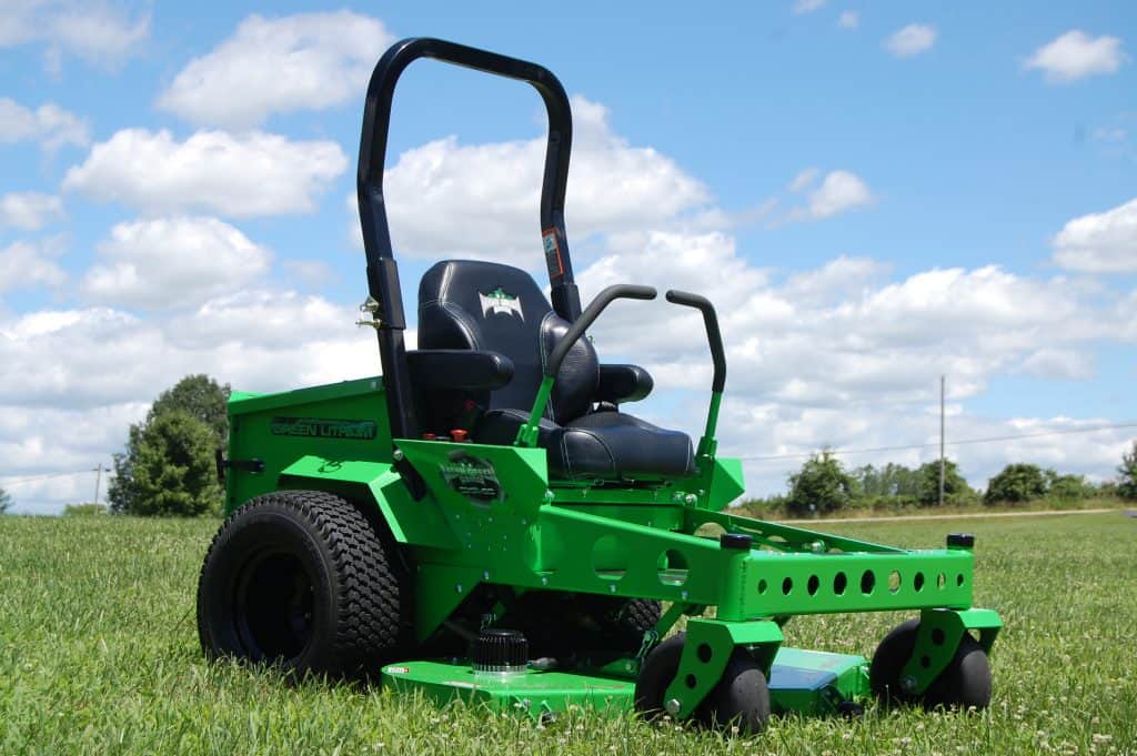 Mean Green Mowers Electric commercial mowers website design peterborough blue dolphin