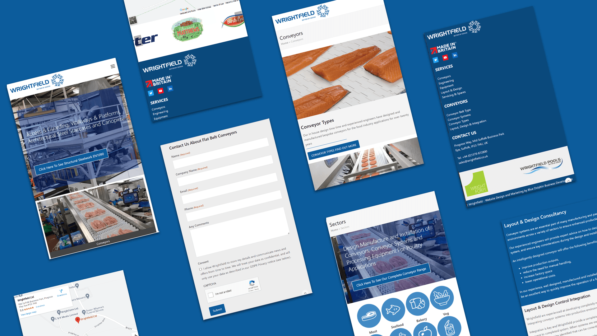 Mobile Website Design web design Peterborough Blue Dolphin